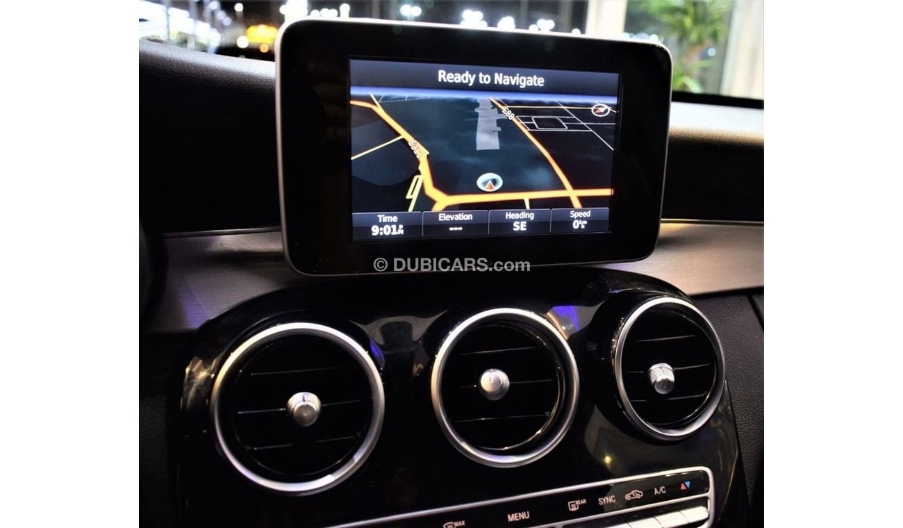 مرسيدس بنز C 180 AMAZING Mercedes Benz C180 1.6L 2016 Model!! in White Color! GCC Specs