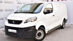 Peugeot Expert 2.0L AUTO LONG BODY VAN 2020 GCC SPECS AGENCY WARRANTY UP TO 2024 OR 100000KM