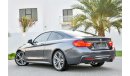 BMW 435i i - AED 1,880 Per Month! - 0% DP