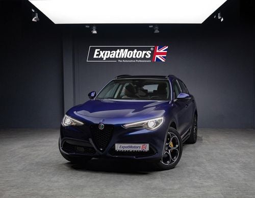 Alfa Romeo Stelvio Super 2.0L 1,650x60 • 20% DP • 2020 Alfa Romeo Stelvio Q4 • Warranty Available • GCC •