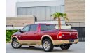 رام 1500 1500 Laramie Longhorn Crew Cab | 2,526 P.M | 0% Downpayment | Full Option | Perfect Condition!