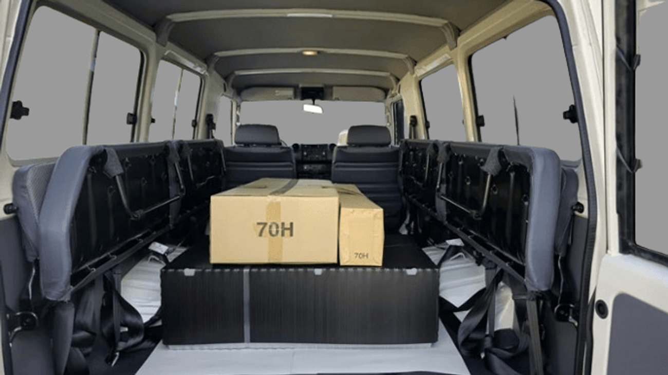 تويوتا لاند كروزر 70 ECTWAL001 - 2025 Toyota LC78 3 Doors Hardtop - 2.8L Diesel Auto – White with Grey  Interior