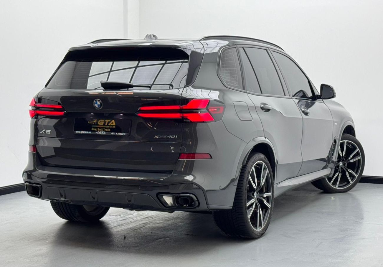 بي أم دبليو X5 40i M Sport 3.0L 2024 BMW X5 xDrive40i M-Sport, 2029 BMW Warranty and Service Contract, GCC