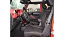 Jeep Wrangler ORIGINAL PAINT ( صبغ وكاله ) Jeep Wrangler Unlimited SAHARA 2015 Model!! in Red Color! GCC Specs