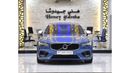 Volvo S90 EXCELLENT DEAL for our Volvo S90 T6 R- Design AWD ( 2018 Model ) in Blue Color GCC Specs