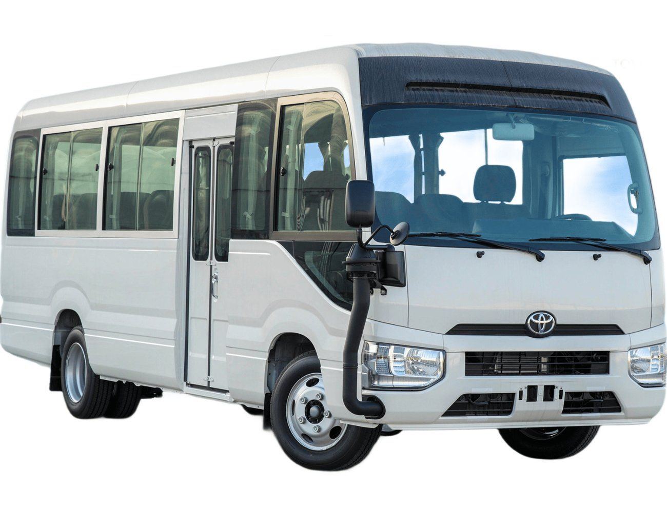 تويوتا كوستر ECT0201 - 2025 Toyota Coaster 4.0L Dsl Mt 28 Seats with Snorkel