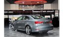 Audi A3 40 TFSI S-Line AED 2,000  P.M  | 2015 AUDI A3 1.8L S-LINE  40 TFSI | SUNROOF | GCC