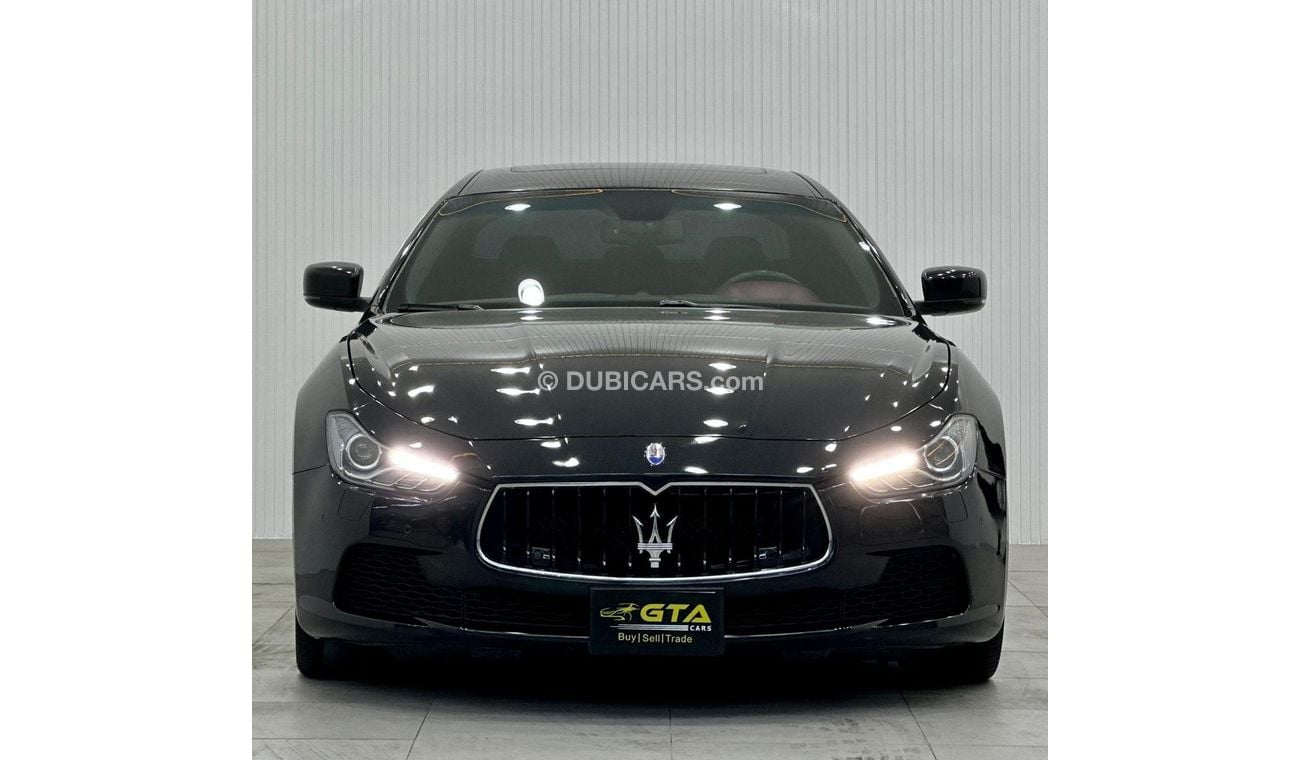 Maserati Ghibli 2015 Maserati Ghibli S Q4, Service Pack Available, GCC Specs