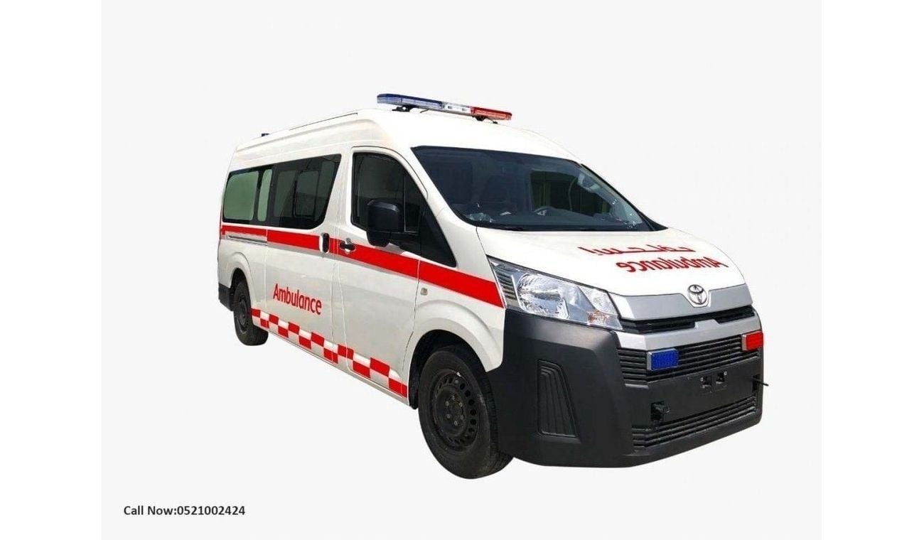 تويوتا هاياس New Toyota Hiace New Shape Automatic Ambulance Diesel Model 2023 2.8L Engine