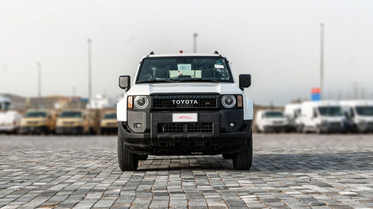تويوتا برادو 2026 Toyota Prado 2.4L AT Petrol (White-Black) Mid Option
