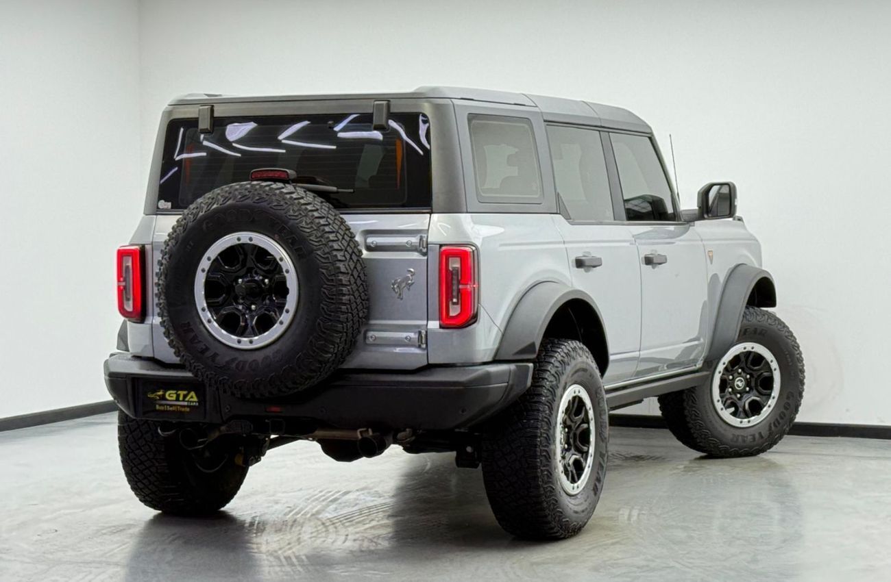 فورد برونكو Badlands 2.7L 2021 Ford Bronco Badlands Sasquatch, 2027 Ford Warranty + Service Pack, Fully Loaded,