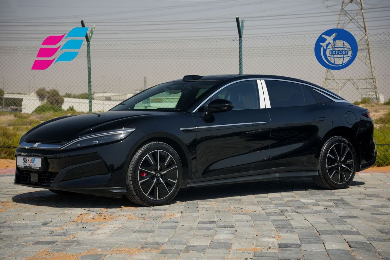 بي واي دي هان 2025 BYD Han L DM-i 200Km Flagship with LiDar Black in Tan 0Km