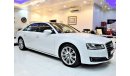 Audi A8 UNBELIEVABLE CONDITION & MILEAGE! ONLY 7,000KM! ORIGINAL PAINT ( صبغ وكاله ) VERY WELL MAINTAINED BY