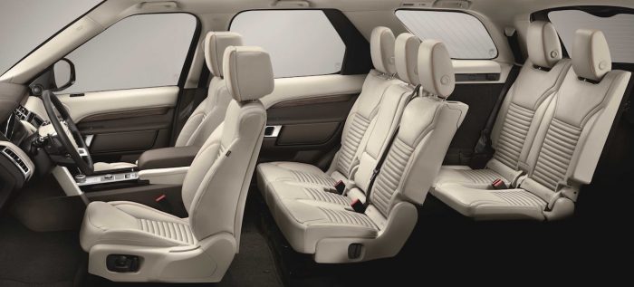 Land Rover LR3 interior - Seats