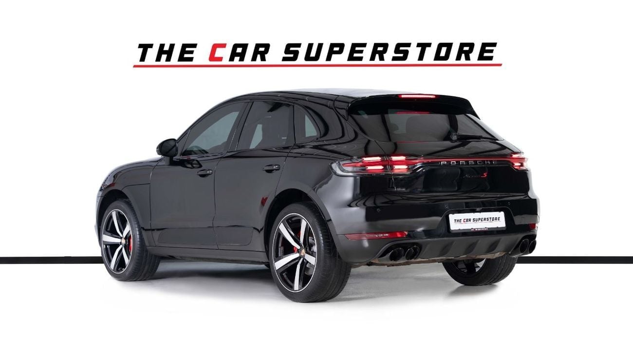 Porsche Macan S 3.0L (340 HP) Black On Black-21 Inch Rims-Red Brake Calipers-Low Mileage