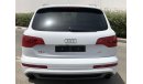 أودي Q7 AUDI Q7 S-LINE QUATTRO ONLY 1560X60 MONTHLY V6 4X4 MAINTAINED BY AGENCY UNLIMITED KM WARRANTY