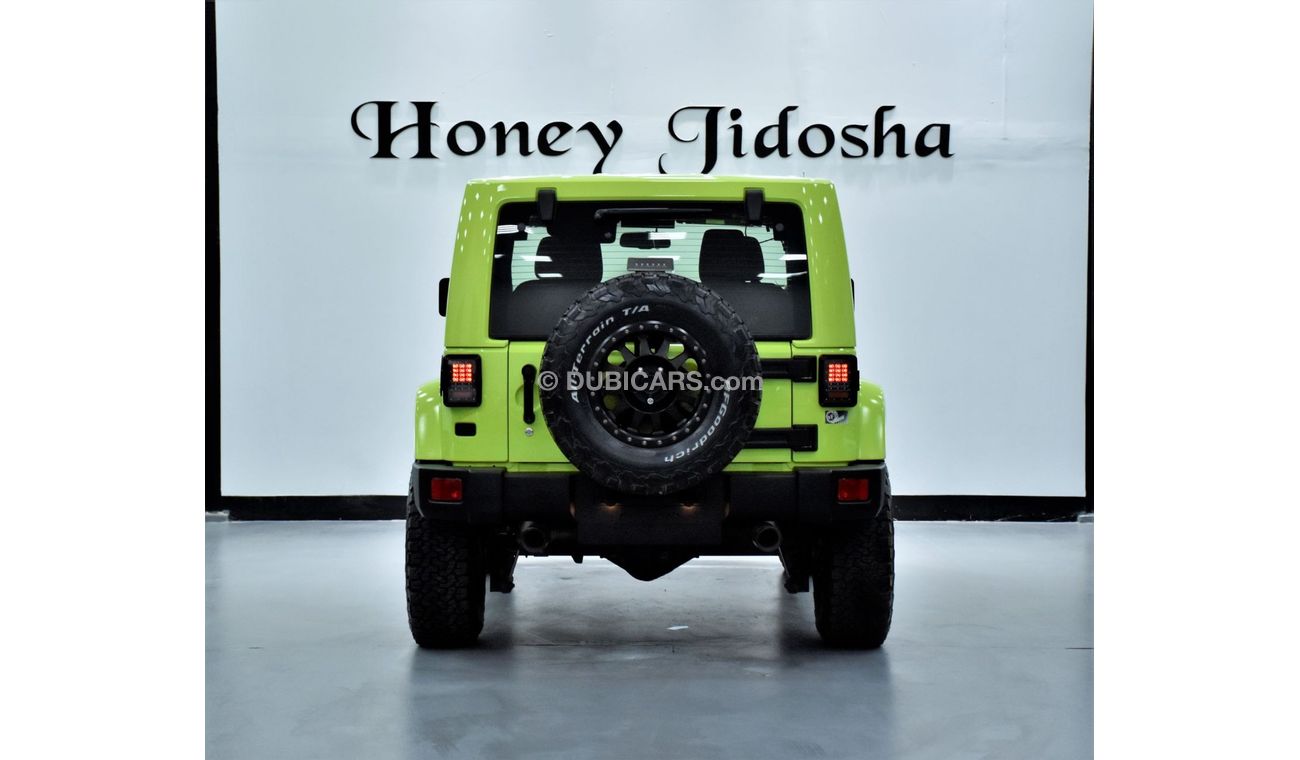 Jeep Wrangler EXCELLENT DEAL for our Jeep Wrangler SPORT ( 2017 Model ) in Green Color GCC Specs