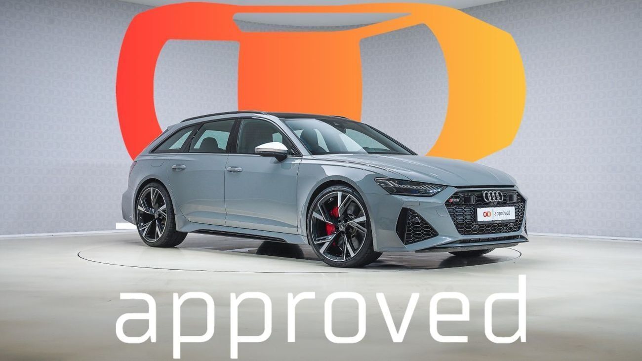 Audi RS6 RS6 TFSI Quattro | AED 5,854 PM | Warranty April 2027 | GCC