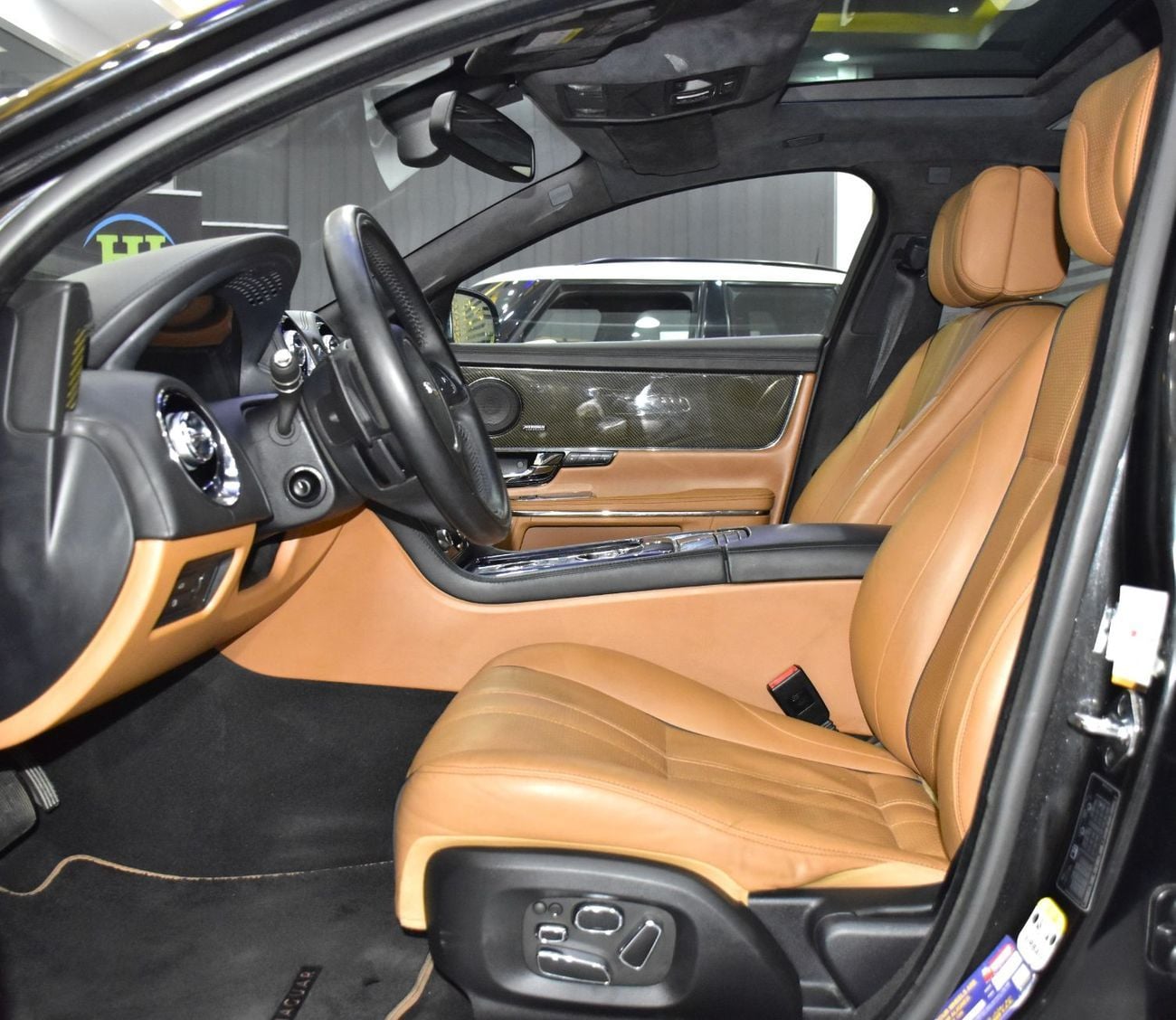 Jaguar XJL  EXCELLENT DEAL for our Jaguar XJ L 5.0 ( 2013 Model ) in Black Color GCC Specs