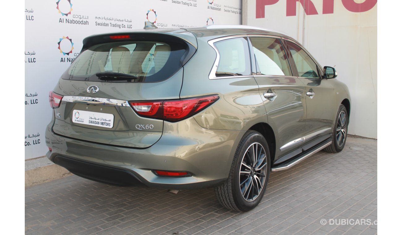 إنفينيتي QX60 3.5L V6 4WD PREMIUM 2016 MODEL WITH 360 DEGREE CAMERA