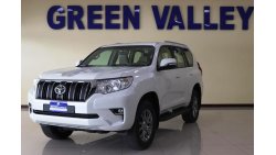 Toyota Prado 4.0l GXR Petrol V6 7 seater Automatic Transmission for Export-2019 White Pearl inside Beige