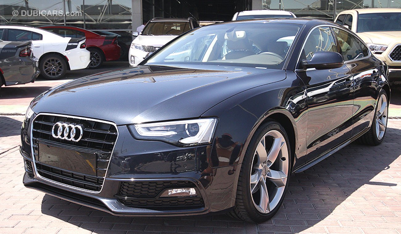 Audi A5 S-Line, GCC specs with Unlimited Mileage Warranty and 105K km Service at Al Nabooda until 2020