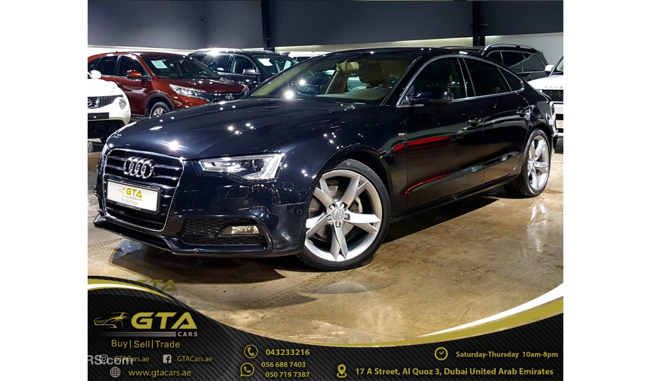 Audi A5 Sportback S-Line. Warranty, Full Audi History, GCC