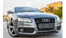Audi A5 3.2L V6 S-Line  - 2013 - Under Warranty - AED 1,253 per month - 0% Downpayment