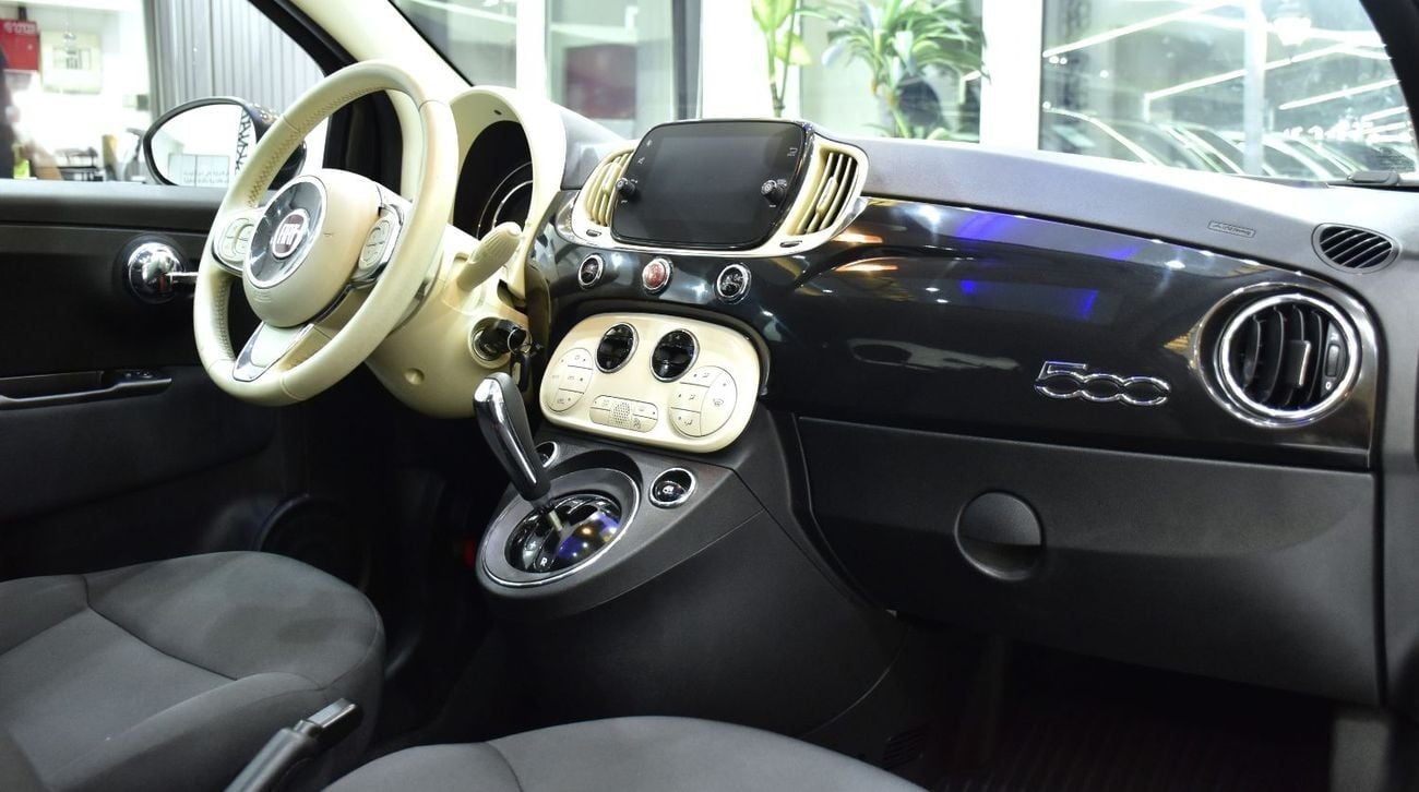 Fiat 500 EXCELLENT DEAL for our Fiat 500 Dolcevita ( 2023 Model ) in Black Color GCC Specs