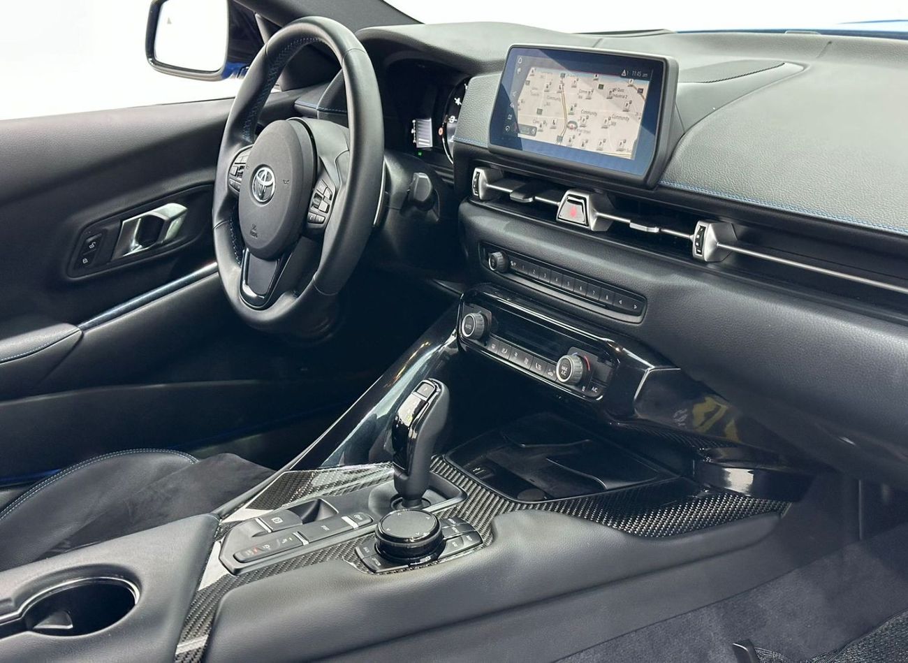 Toyota Supra GR Blue Edition 2021 Toyota Supra GR A91 Blue Edition, NOV 2026 Al Futtaim Warranty, Full Service Hi