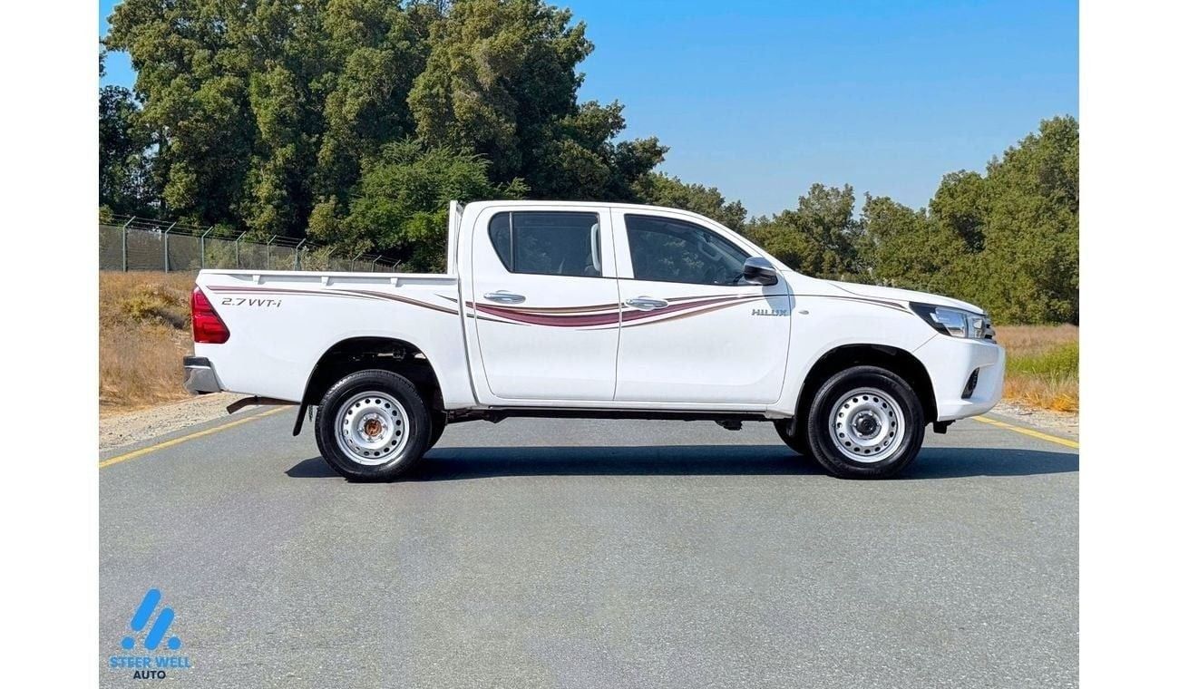 Toyota Hilux GL 2.7L Double Cab Utility 4WD MT  Reliable Condition / GCC Specs / Ready to Drive / Book Now!
