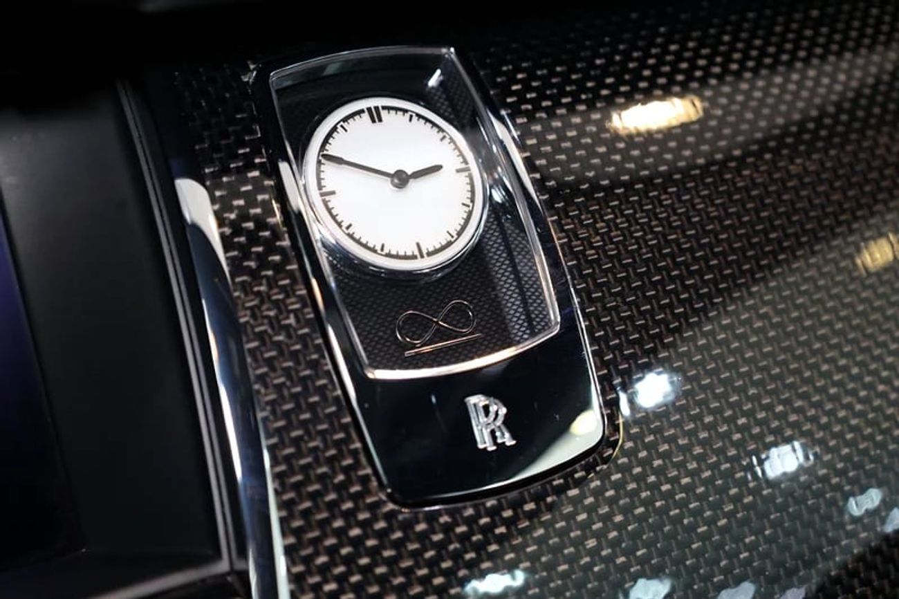 Rolls-Royce Wraith Black Badge, Starlights, Two-Tone Interior, GCC Specs!!