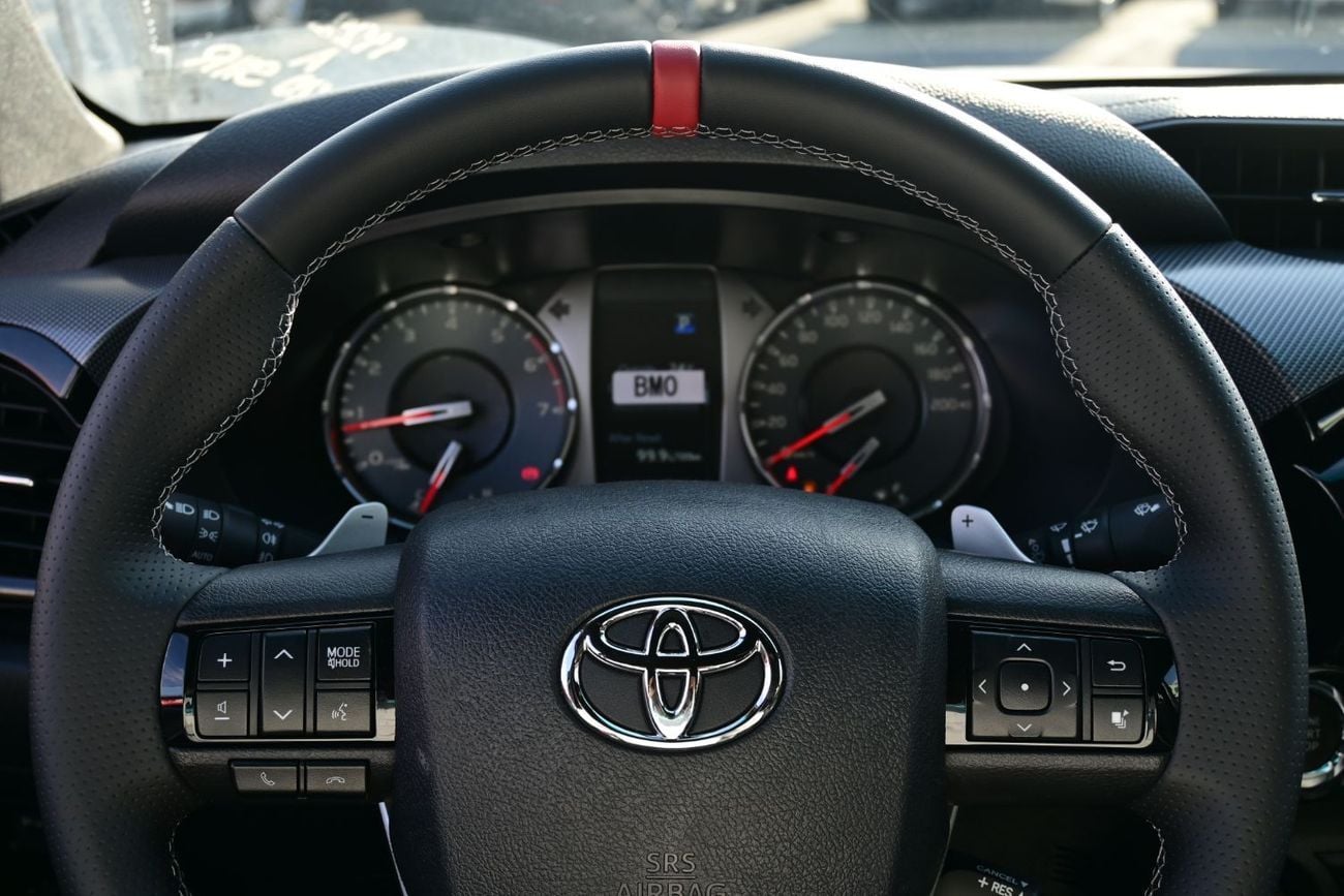 تويوتا هيلوكس Toyota Hilux GR Sport 4.0L V6, Petrol, 4WD, Pickup Color Black Model 2025