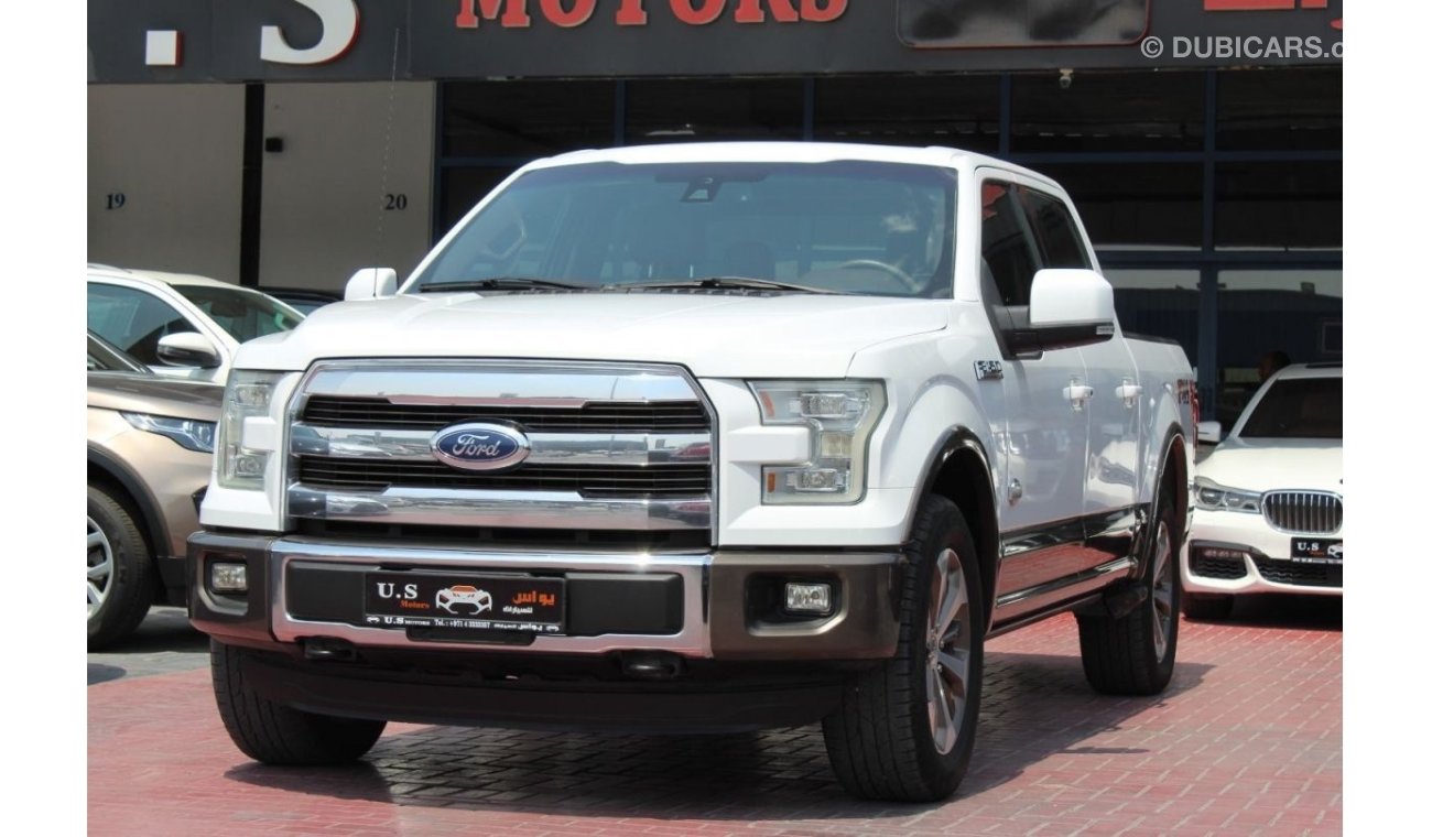 فورد F 150 KING RANCH PANAROMIC FULLY LOADED 2016 GCC FSH AL TAYER SINGLE OWNER IN MINT CONDITION