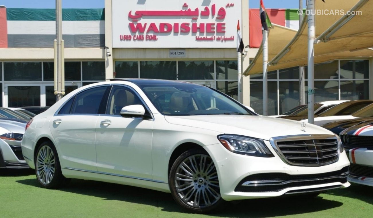 مرسيدس بنز S 450 Mercedes-Benz S450 V6 2019/FullOption/Panaromic Roof/Luxury/Low Miles/Very Good Condition