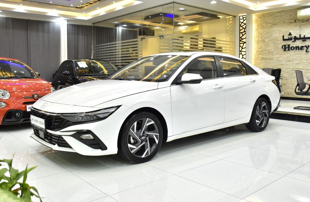 Hyundai Elantra EXCELLENT DEAL for our Hyundai Elantra ( 2024 Model ) in White Color Chinese Specs