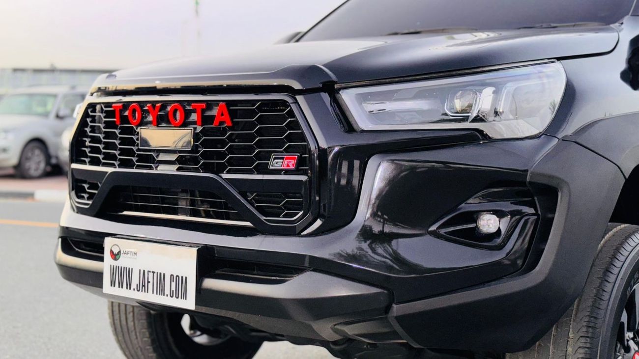 Toyota Hilux MODIFIED TO 2024 GR SPORTS | ROOF TOP LED LIGHTS | BLACK BEAST | 2.8L DIESEL | RHD | ELECTRIC SEAT |