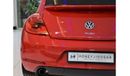 Volkswagen Beetle Turbo S Turbo S EXCELLENT DEAL for our Volkswagen Beetle TURBO ( 2015 Model! ) in Red Color! GCC Spe