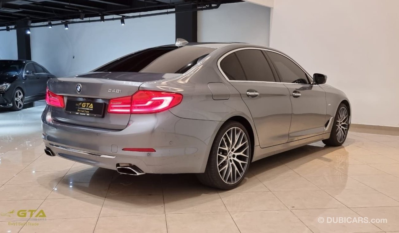 بي أم دبليو 540 2017 BMW 540i Luxury Line, Warranty-Service History, GCC