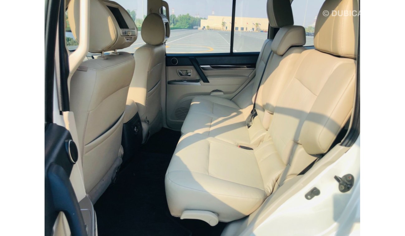 ميتسوبيشي باجيرو GLS ميتسوبيشي باجيرو موديل 2014 خليجي فل مواصفات كراسي جلد ومثبت سرعه وتحكم كهربي كامل ونظام صوت ممت