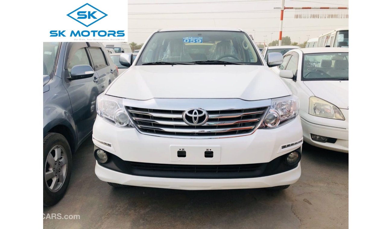 Toyota Fortuner 2.7L PETROL-MP3 PLAYER-ALLOY WHEELS-FOG LIGHTS-GCC RTA PASSED-LOT-633