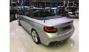 BMW 220i i CABRIOLET - M KIT - 4700 KMS ONLY - 2016 - SIX YEARS WARRANTY