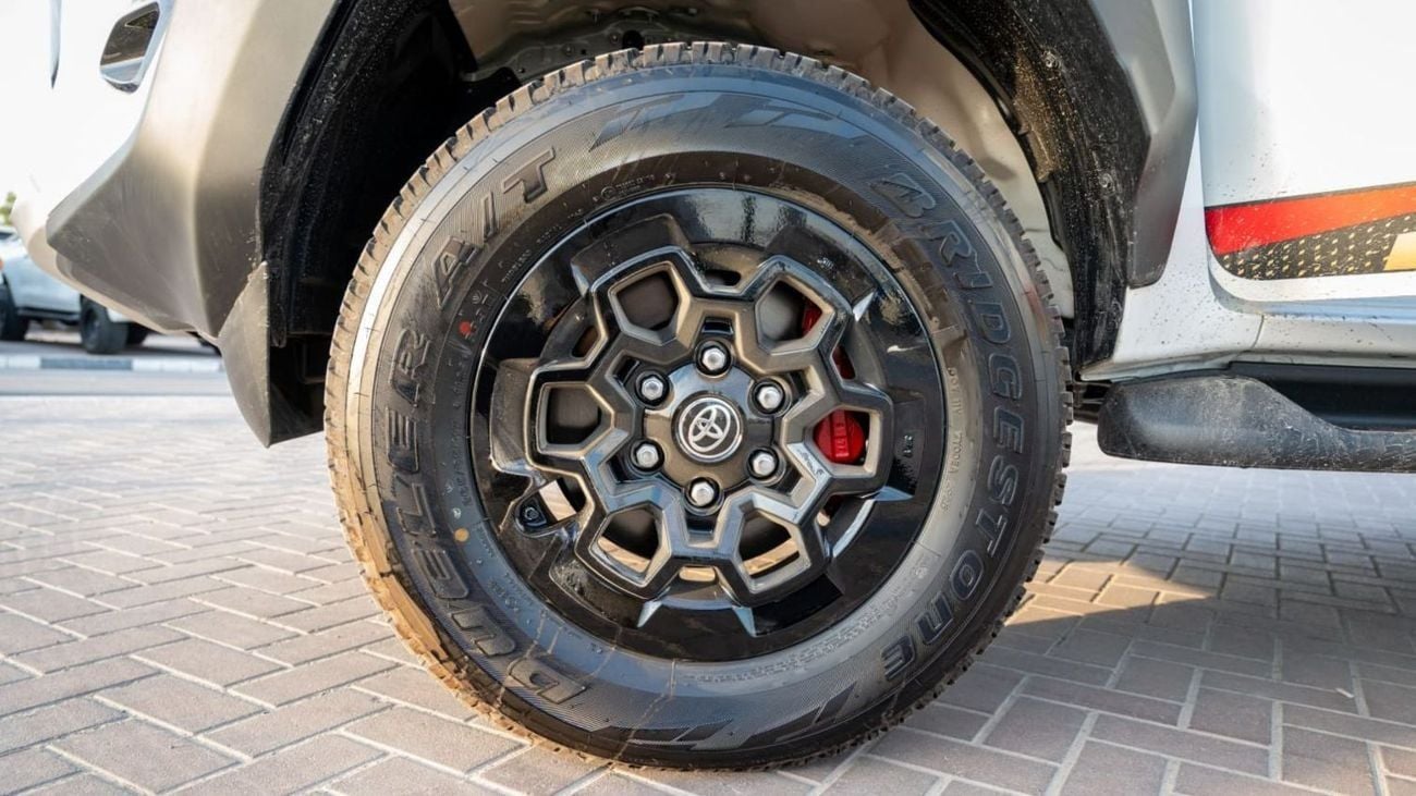 Toyota Hilux GR Sport 4.0L Automatic . Petrol . Pick Up Truck . Four Wheel Drive . 5 Seats . 4 Doors ▾