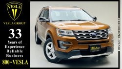 Ford Explorer XLT SPORT + LEATHER + SCREEN + PANORAMIC + 4WD / GCC / 2017 / DEALER WARRANTY 12/01/2024 / 1,700 DHS