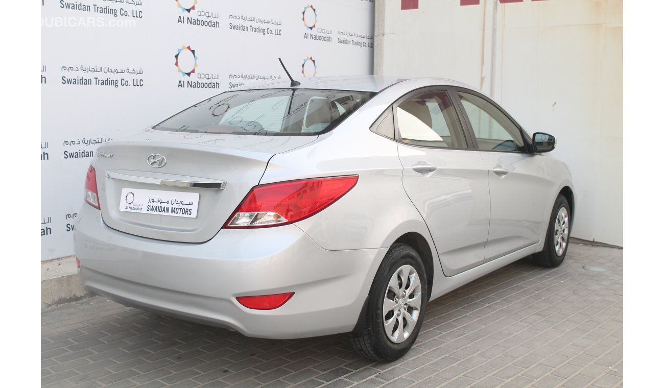 هيونداي أكسنت 1.4L 2016 GCC SPECS UNDER DEALER WARRANTY