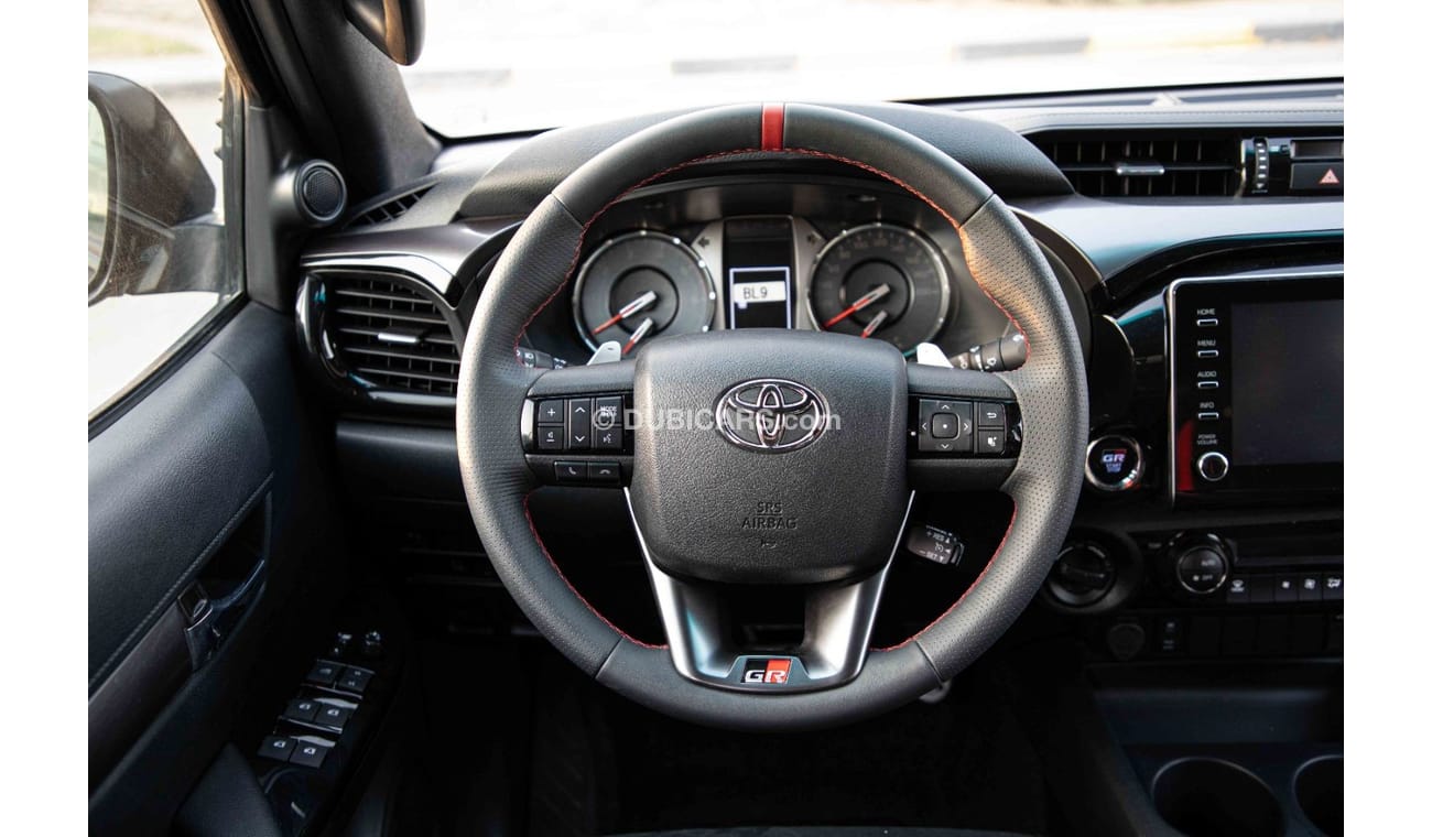 تويوتا هيلوكس 2023 Toyota Hilux 4x4 DC 2.8 GR Sport Diesel Automatic - Black inside black