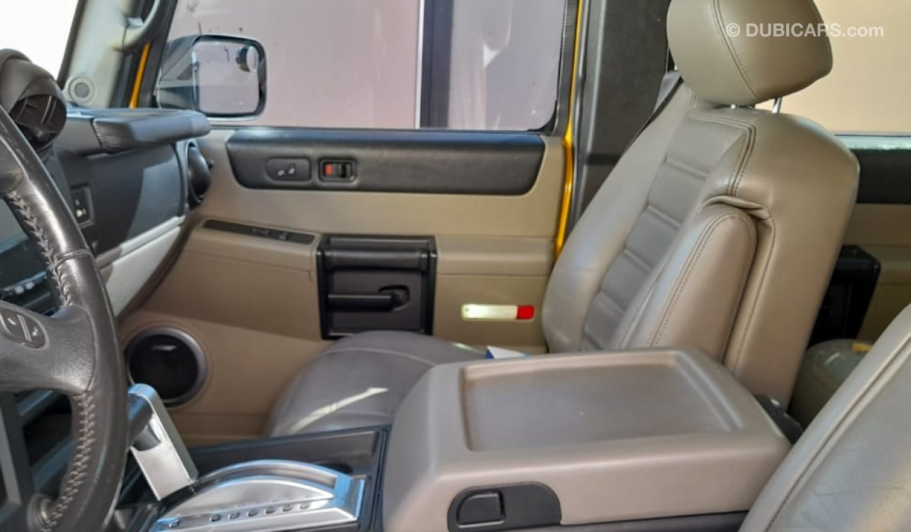 هامر H2 HUMMER H2  -MODEL 2007 -YELLOW COLOR ,NEW TIRES FIXED 2500DHS) @49900DHS CALL 0551976666