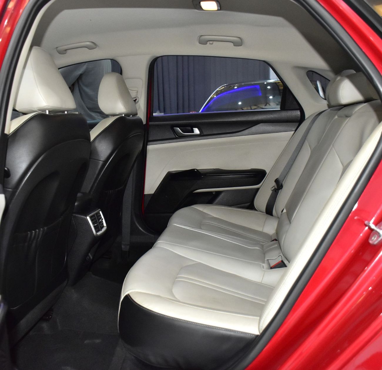 Kia K5 EXCELLENT DEAL for our KIA K5 ( 2022 Model ) in Red Color GCC Specs