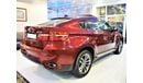 BMW X6 ( ONLY 53000KM ) AMAZING BMW X6 2014 Model!! in Maroon Color! GCC Specs
