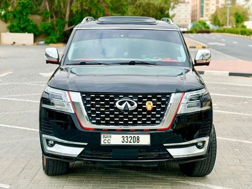 Infiniti QX80 Black Edition Captain Chairs 7 5.6L